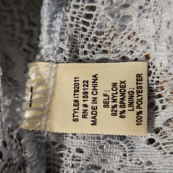 NWT Mele & Pere Dusty Blue Bralette - Size S - Picture 4 of 4